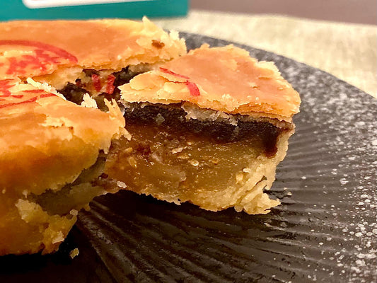 #10 潮式朥餅 - 4個純雙拼餡【烏豆沙+冬瓜丁】